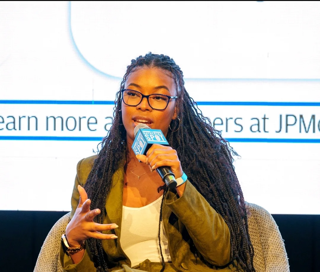 Speaking on a JPMorgan Chase careers panel