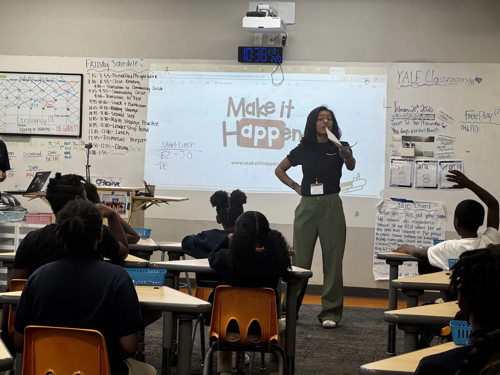 Leading a “Make It Happen” classroom workshop